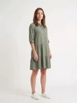 HOSH Dámské košilové šaty Spirit khaki Velikost: XXL/3XL