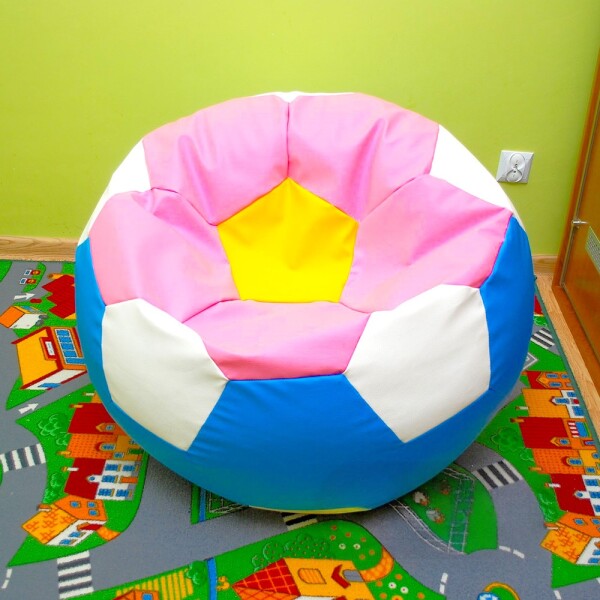 FRONTI Sedací vak - míč 110 cm - Lilie