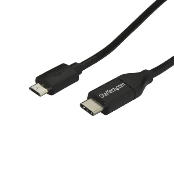 StarTech kabel USB-C na MicroUSB černá / 480 Mbps / Thunderbolt 3 / 1m (USB2CUB1M)