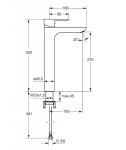 HANSA - Ligna Umyvadlová baterie, chrom 06032203