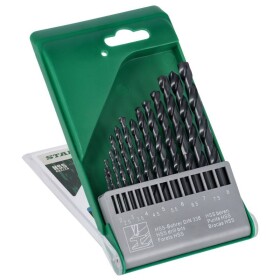 Vrtáky do kovu HSS, ø 2 - 8 mm, STALCO, set 13 ks