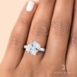 Royal Fashion stříbrný prsten GU-DR21589R-SILVER-MOONSTONE-TOPAZ Velikost: 6 (EU: 51-53)