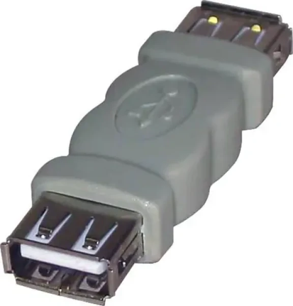 Logo 68041 šedá / Adaptér / USB-A (F) / USB-A (F) (68041)