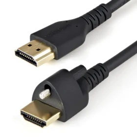 StarTech černá / HDMI kabel / se zajišťovacím šroubem / 1 m / 60 Hz (HDMM1MLS)