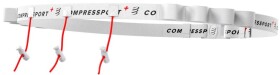 Běžecký pás na startovní číslo Compressport Race Belt - bílý
