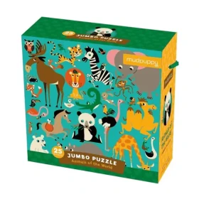 Mudpuppy Jumbo puzzle: Zvířátka z celého světa