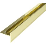 MEXEN - Line-B spádová lišta pro sklo 120 cm pravá, zlato 185004120R