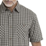 Bushman Pánská kostkovaná košile Ymer, tmavě zelená XXXL