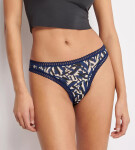 Dámské kalhotky GO Crush String C3P - BLUE - modré M008 - SLOGGI BLUE L