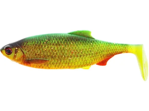 Westin Gumová nástraha Ricky The Roach Shadtail 10cm 14g Firetiger Rudd 2ks (P013-869-010)