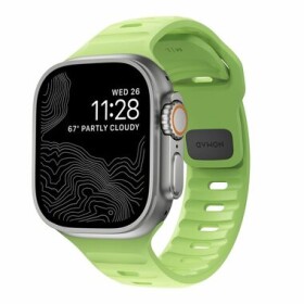 Nomad Sport Strap Glow 2.0 řemínek pro Apple Watch Ultra 49 45 44 42 mm zelená (NM01580085)