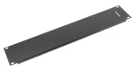 Lanberg 19" Záslepný panel 2U černá / Záslepný panel / kov / RAL9004 (AK-1402-B)