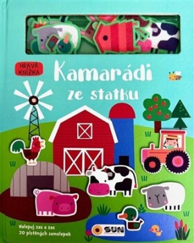 Hravá knížka - KAMARÁDI ZE STATKU - plstěné hrátky - čti a stav