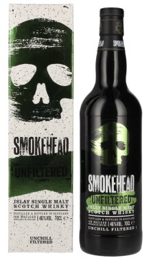 Smokehead Unfiltered Islay Single Malt Scotch Whisky 0,7L, 46%, -DB-