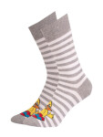 Unisex ponožky Wola U04.156 Happy Easter 35-46 námořnictvo 35-38