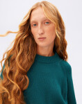 Armedangels Wool Knit Sweater 3653 petrol velvet S