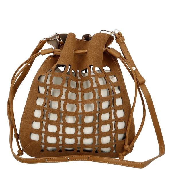 Moderní dámská kabelka Vaka, hnědá