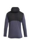 Pánská merino mikina ICEBREAKER Mens 200 Realfleece Descender LS Zip H, Black/Graphite velikost: M