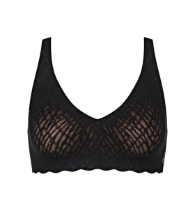 Dámská podprsenka ZERO Feel Bliss Soft bra - Sloggi černá (0004) 000S