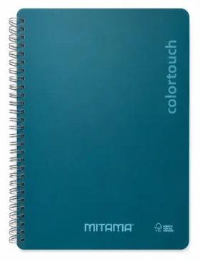 Mitama i-Note tmavě zelená / Spirální sešit / 18,5×24 cm / čtverečkovaný / 90 listů (62282-90200)