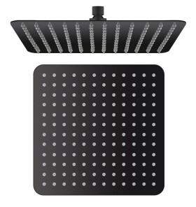 SAPHO - SLIM hlavová sprcha, 300x300, černá mat SL101