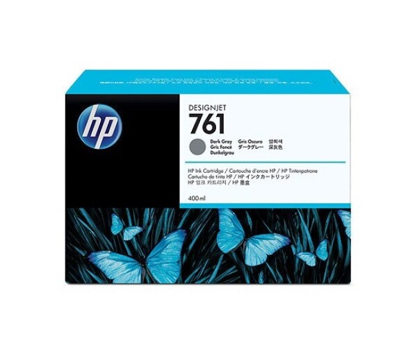 Inkoust HP 761 Dark Grey DJ Ink Cart, 400 ml, CM996A EDF_691963