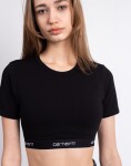 Tričko Carhartt WIP W' Script Crop Top Black