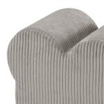 PLUSH NEST PLUSH NEST Puf ve tvaru medvídka Prémiový manšestr béžový 46 × 25 cm