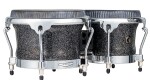 Meinl Artist Series Bongo Diego Galé, REMO® Black Calfskin Skyndeep He