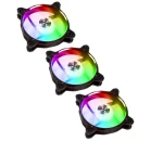 Lian Li BR120 RGB PWM + ovladač černá 3pack / 120 mm / 29 dB @ 1800 RPM / 98.5 m3h / 4-pin (BRDIGITAL-3RB)