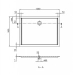 VILLEROY & BOCH - Futurion Flat Sprchová vanička, 90x120 cm, Quaryl, alpská bílá UDQ1290FFL2V-01