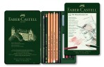 Faber-Castell, 112975, Pitt Monochrome, sada uměleckých výtvarných potřeb, 12 ks