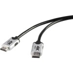 Digitus kabelový adaptér DisplayPort DP - HDMI typu A M - M 1.0 m / s blokováním DP 1.2 HDMI 2.0 / 4K / 60Hz / CE / bl (AK-340303-010-S)