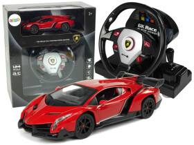 Mamido Auto na dálkové ovládání Lamborghini Veneno R/C 1:24 červené