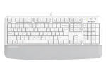 A4tech FK20 bílá / Drátová klávesnice / membránová / USB / CZ+US layout (FK20-WH)