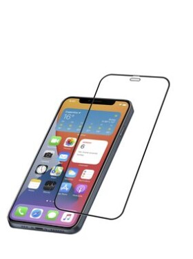 Cellularline Capsule Ochranné tvrzené sklo pro celý displej pro Apple iPhone 12 Pro Max černá (TEMPGCAPIPH12PRMK)