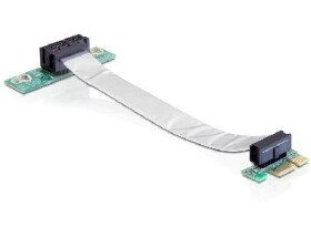 Delock Riser card PCI Express x1 / flexibilní kabel / vkládání vlevo (41839)