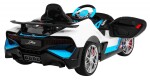 Mamido Dětské elektrické autíčko Bugatti Divo bílé