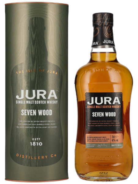 Isle of Jura Seven Wood 42% 0,7 l (tuba)