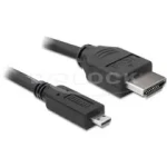 Delock HDMI 1.4 kabel A/D samec/samec, délka 1 metr (82661)