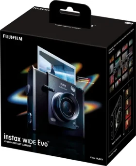 Fujifilm INSTAX WIDE Evo černá / Instantní fotoaparát / CMOS / Bluetooth 5.1 (16840933)