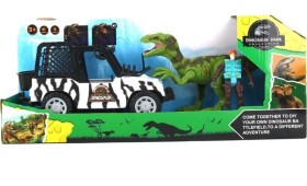 Dinosauří set s autem