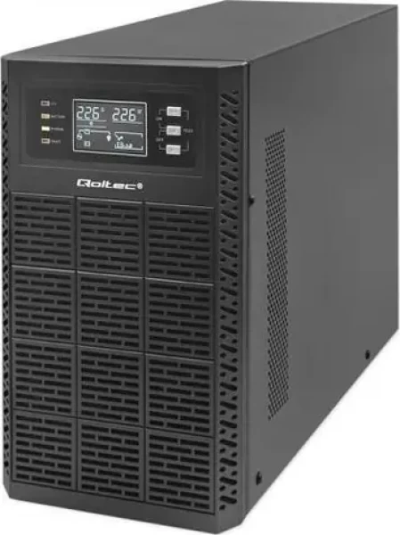 Qoltec 52282 / UPS / On-line / 3000VA / 3000W / LCD / USB / EPO (52282)
