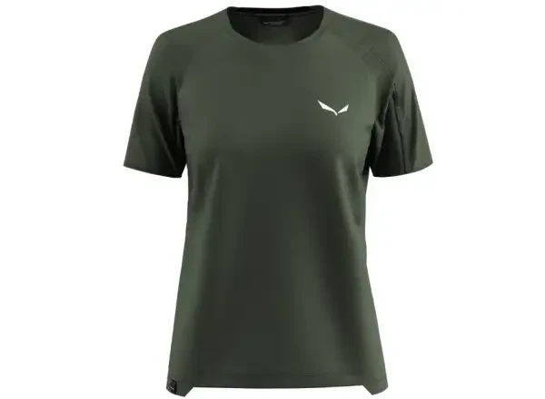 Salewa Puez AM Hyb dámské triko krátký rukáv Dark Olive vel. S
