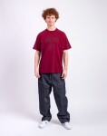 Carhartt WIP S/S Faded Pond Corps T-Shirt Marsala heavy stone wash L
