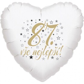 87. narozeniny balónek srdce Balonky.cz 87. narozeniny balónek srdce Balonky.cz