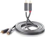 UGREEN RCA černá / Kabel / 2x RCA (Cinch) - 2x RCA (Cinch) / 5 m (UGR457BLK)