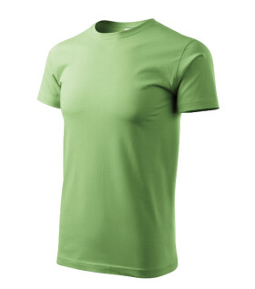 Heavy New tričko unisex trávově zelená S