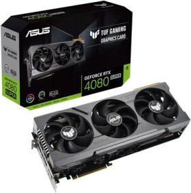 ASUS TUF GeForce RTX 4080 SUPER 16G GAMING / 2295-2580 MHz / 16GB GDDR6X / 256Bit / 2x HDMI + 3x DP / 320W (16) (90YV0KA1-M0NA00)