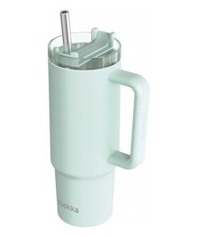 Nerezový termohrnek s brčkem Stream Turquoise 950ml